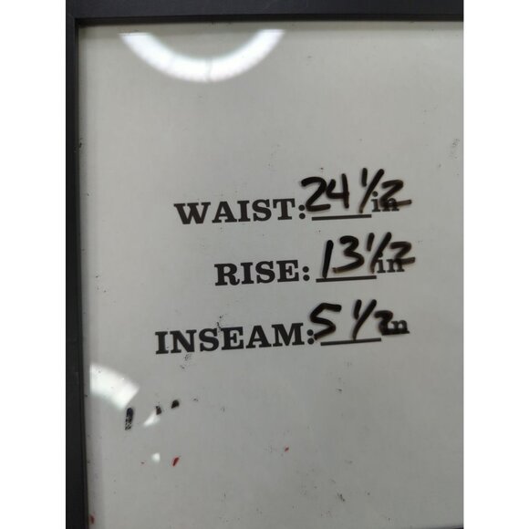 Lane Bryant Size 26 Womens Plus Tie Dye Boyfriend Midi Denim Shorts Blue White - Picture 8 of 8